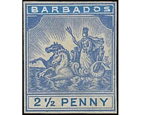 Barbados1892-1903 Seal of Colony IssueEssay Proofs The following twenty-three lots all similar to the issued design but show 