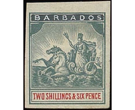 Barbados1892-1903 Seal of Colony IssueEssay Proofs The following twenty-three lots all similar to the issued design but show 