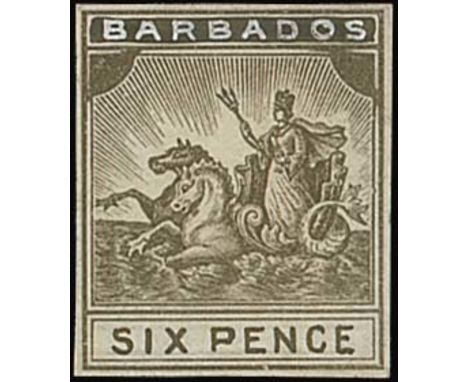 Barbados1892-1903 Seal of Colony IssueEssay Proofs The following twenty-three lots all similar to the issued design but show 