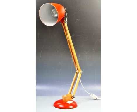 Terence Conran - Habitat - Mac Lamp - A 20th Century retro vintage adjustable anglepoise desk / table work lamp by Terence Co