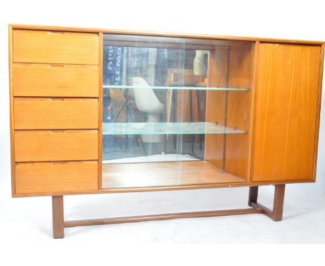 Turnidge Of London -&nbsp;An original retro vintage 1960's high end British Design Danish Scandinavian influence teak wood bo