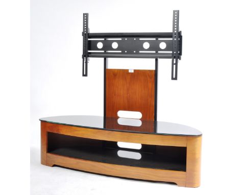 Jual San Furnishings -&nbsp; Marino - A contemporary minimalistic T.V stand / unit of stylish two tier form with each tier ha