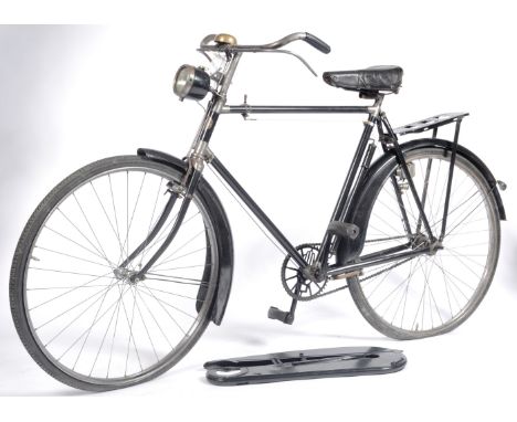 An impressive vintage early 20th Century 1930's Rudge Whitworth 1907 Bicycle bike having a quadrant gear change, 3 speed K5 S