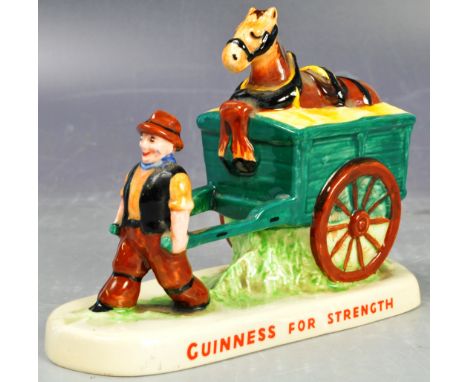 Guinness - An original retro vintage mid 20th Century advertising point of sale Breweriana novelty porcelain figurine by Carl