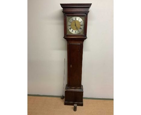 W M WALLEN OF HENLEY; a longcase clock, height 202cm, width 50cm, depth 26cm.