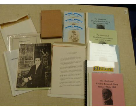 Magic. Houdini.&nbsp;&nbsp;A bundle of items re. Harry Houdini; also 4 re. The Herrmanns.