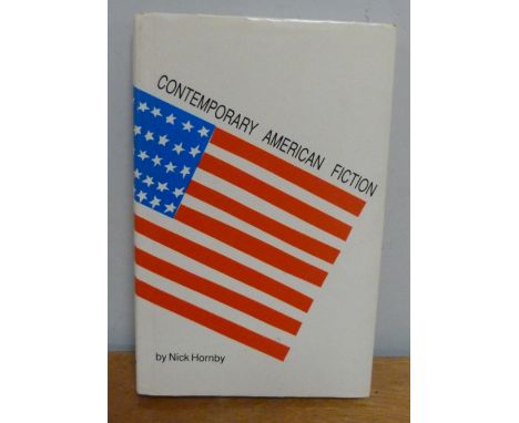 HORNBY NICK.&nbsp;&nbsp;Contemporary American Fiction. Orig. dark cloth in d.w., nice cond. Vision Press, 1st edition of the 