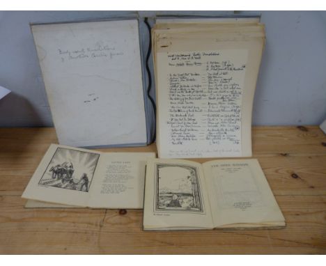 HENDERSON KEITH.&nbsp;&nbsp;Gaelic Poems Typed ... (and) Fairly Exact Translations of Stories Told Me by the late Samhairle M