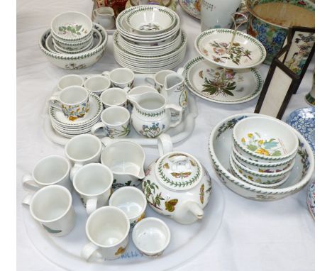 A Portmeirion Botanic tea and dinner service, approx 55 pieces