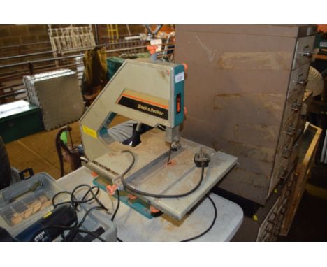 A Black &amp; Decker bench band saw