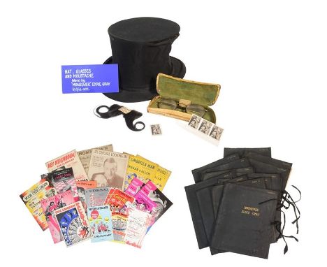 'Monsewer' Eddie Gray (1898-1969 - English stage comedian and member of The Crazy Gang) - a collection of Gray's personal sta