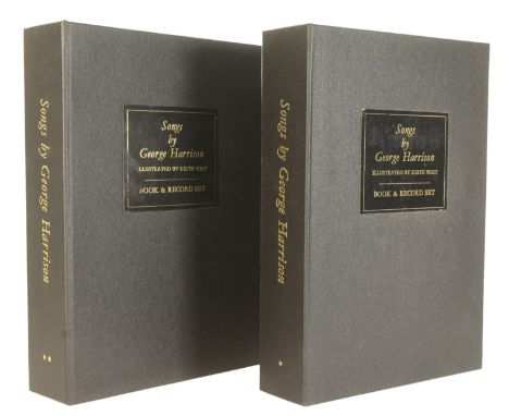 The Beatles - Harrison, George &amp; West, Keith (illus.). 1987 &amp; 1992 Songs I and Songs II, each signed by George Harris