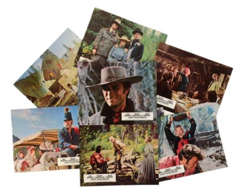 Paint Your Wagon (1969) - set of x8 original lobby cards from the movie. Each depicting a different colour scene. Starring Le