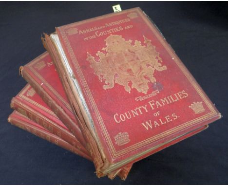 VARIOUS ANTIQUARIAN BOOKS including 2 x 'Annals &amp; Antiquities of the Counties and Country Families of Wales Vol 1 A-D' an