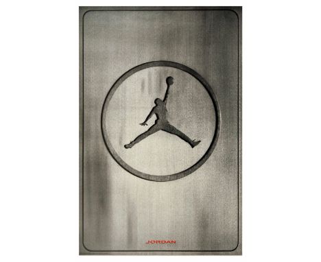 Original vintage advertising poster for Nike Jordan - Performance Brand of Excellence - Great design featuring the iconic Jum