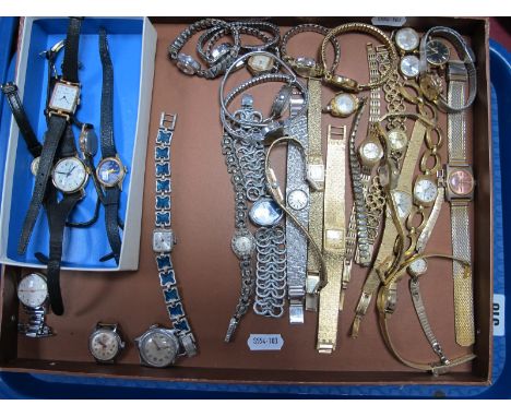 A Collection of Vintage and Later Wristwatches, including Montine, Limit, Timex, Sekonda, Everite, Rotary, Ingersoll, etc, al