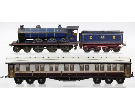 Bassett-Lowke: A Carette for Bassett-Lowke, O Gauge, 4-6-0, Locomotive and Tender, 'Cardean', 903, tin-printed, produced for 