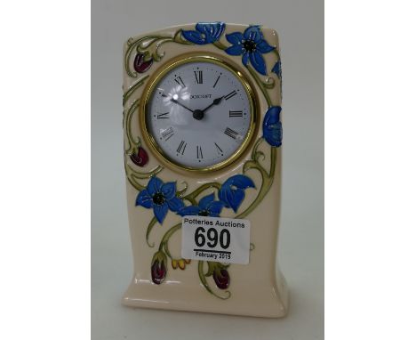 Moorcroft True Blue Clock