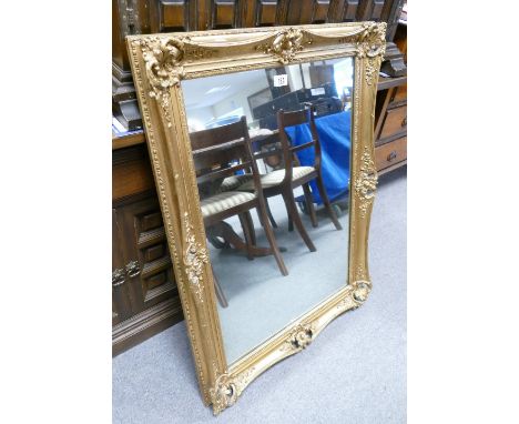 Vintage ornate gilt framed over mantle 