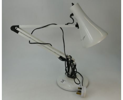 Metal angle poise desk lamp