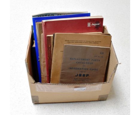 A Quantity of Reference Works, to include Jaguar Mk VII Type M Operating, Maintenance and Service handbook, Jaguar Series III
