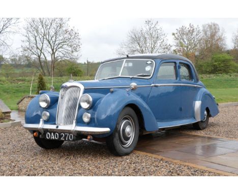 Riley RME 1.5 Litre Registration Number: OAO 270 First Registered: 16-06-1954 Engine Size: 1496cc Colour: Blue Engine Number: