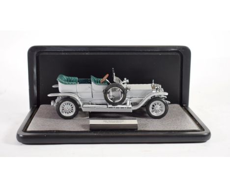 Franklin Mint Precision Models: 1907 Rolls-Royce Silver Ghost, 1-24, die-cast model in perspex display case; Bird (Antony) &a