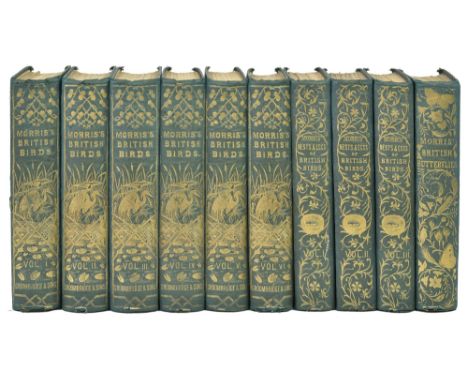 Morris (Francis Orpen). A History of British Birds, 6 volumes, 1st edition, later issue, Groombridge and Sons, 1866 [volume 3