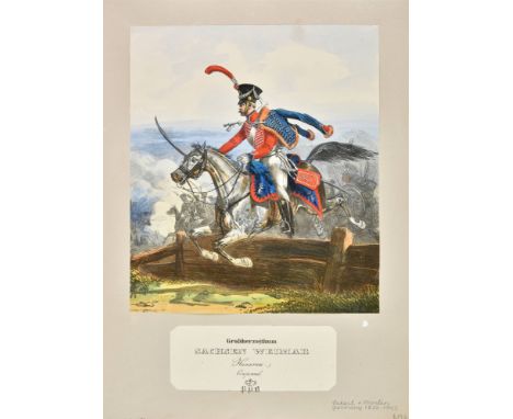 * Eckert (Heinrich Ambros). A collection of 175 military costume and regimental uniform plates, originally published in 'Saem