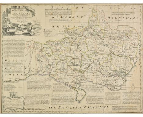 * Somerset & Dorset. Bowen (Emanuel), An Improved Map of the County of Somerset divided into its hundreds..., C. Bowles, R. W