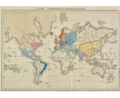 Quinn (Edward). An Historical Atlas in a Series of Maps of the World as known at different periods..., 2nd edition, printed f