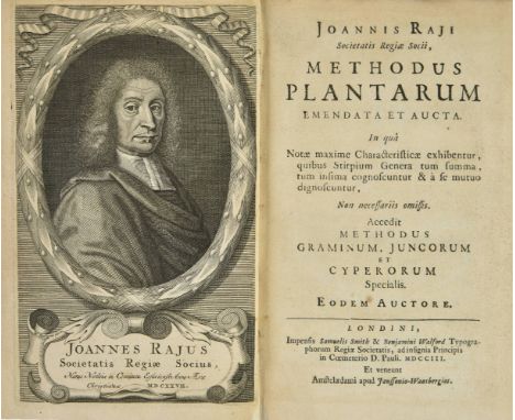 Ray (John). Methodus plantarum emendata et aucta, 2nd edition, 1st issue, London [i.e. Leiden]: Samuel Smith and Benjamin Wal