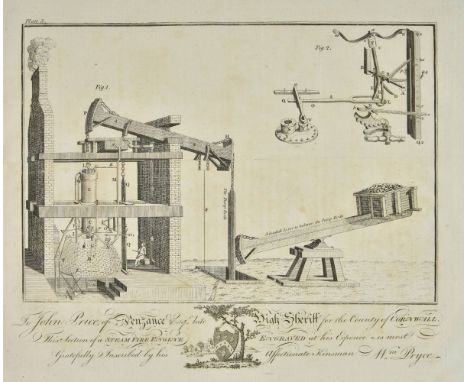 Pryce (William, of Redruth). Mineralogia Cornubiensis; A Treatise on Minerals, Mines, and Mining: Containing the Theory and N