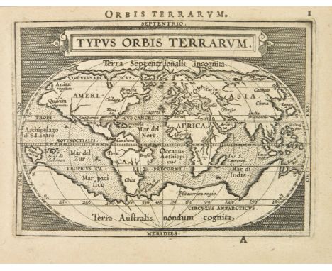 Ortelius (Abraham). Epitome du Theatre du monde ... Reveu, corrigé, et augmenté de plusieurs cartes, pour la derniere fois, 2