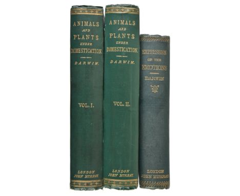 Darwin (Charles). The Variation of Animals and Plants Under Domestication, 2 volumes, 1st edition, 2nd issue, 1868, letterpre