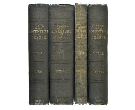 Darwin (Charles; King, Philip Parker and Fitzroy, Robert). Narrative of the Surveying Voyages of His Majesty's Ships Adventur