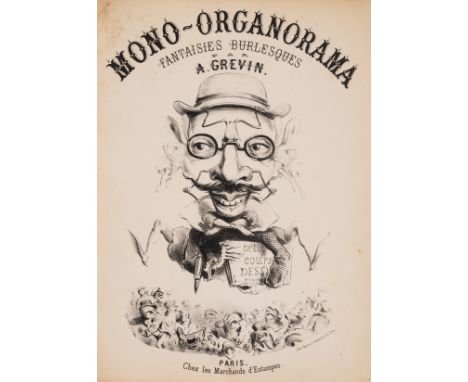 Proto-Surrealism.- Gr&eacute;vin (Alfred) Mono-Organorama: fantaisies burlesques par A. Gr&eacute;vin, title, with 19 full pa