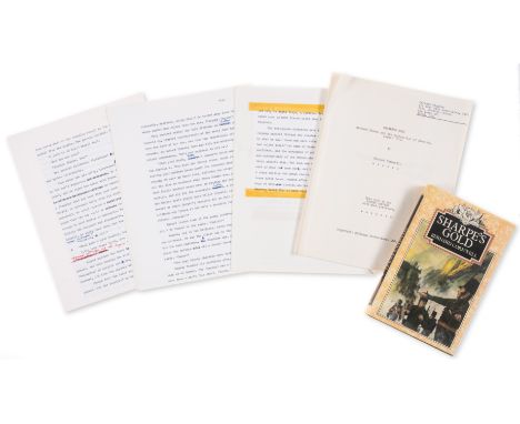 Cornwell (Bernard) Sharpe's Gold, original typescript with autograph corrections by the author, c.300 pp. with numerous autog