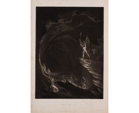 Martin (John) Paradise Lost: By John Milton, first edition, five parts only (of 12), Imperial Quarto issue containing the lar