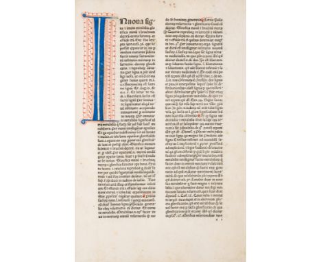 Mediavilla (Richardus de) Commentum super quarto libro Sententiarum Petri Lombardi, collation: aa8 bb10 cc10 a-z10 ɿ10 ͻ10 ψ1