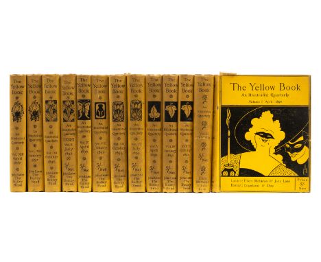 Beardsley (Aubrey) and others. The Yellow Book: An Illustrated Quarterly,&nbsp;13 vol.,&nbsp;plates, illustrations and decora