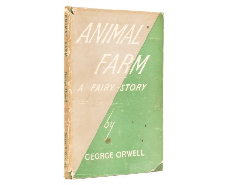Orwell (George) Animal Farm, first edition, splitting down upper hinge but holding firm, internally clean, original cloth, sp