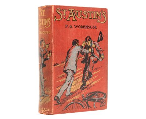Wodehouse (P.G.) Tales of St Austin's, first edition, first issue without closing quotation marks on title, 2pp. advertisemen