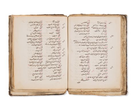Middle East.- [Manuscript, Arabic Miscellany], c.200pp., some staining occasionally heavy, occasional foxing and spotting, a 