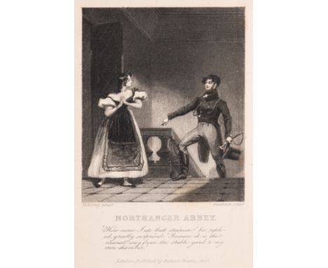 Austen (Jane) Novels, 5 vol., first American collected edition, engraved frontispiece to each vol., tissue guards, lacking ha