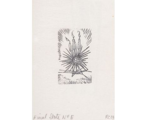 Craig (Edward Gordon)&nbsp;A small notebook/album, containing 44 wood-engravings&nbsp;including 11 proof impressions on india