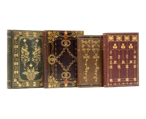 Bindings.- Olcott (Mary) Poems, first edition, bound in attractive crushed burgundy morocco, covers finely tooled in gilt wit