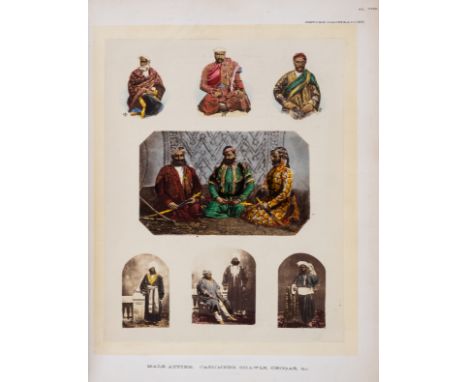 India.- Watson (John Forbes) The Textile Manufactures and the Costumes of the People of India, first edition, 12 plates, of w