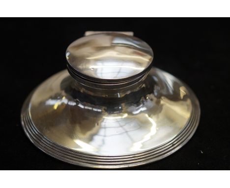 Silver inkwell 