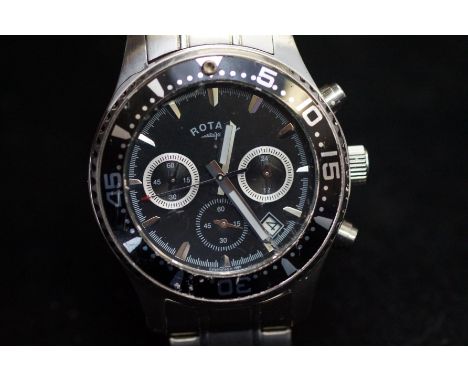 Gents Rotary chronograph wristwatch 